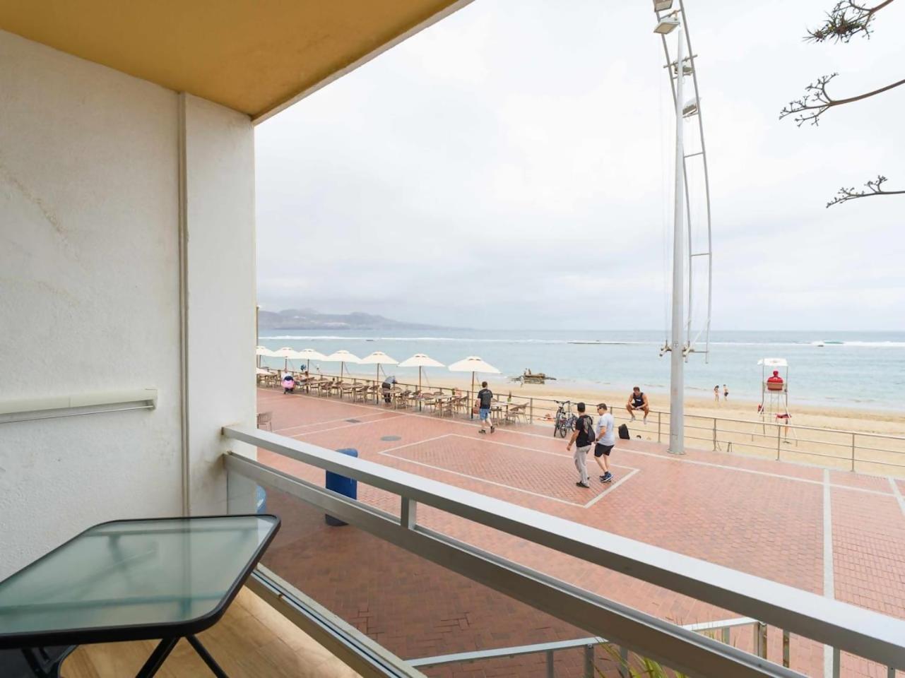 דירות לאס פאלמס דה גראן קנאריה Marsin Playa Terrace Sea Front View מראה חיצוני תמונה
