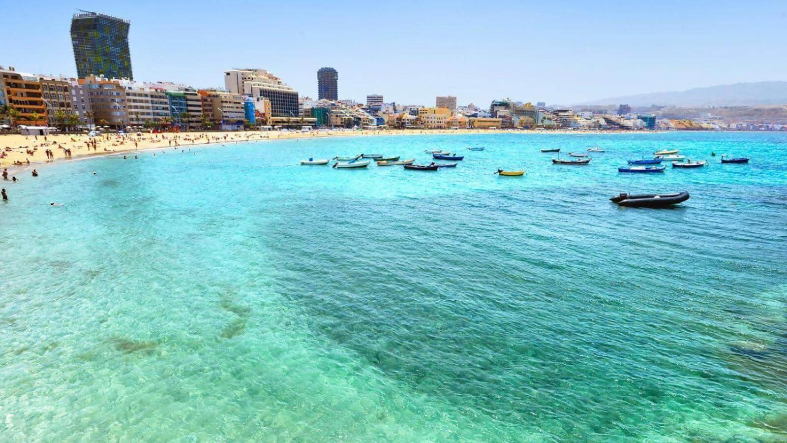 דירות לאס פאלמס דה גראן קנאריה Marsin Playa Terrace Sea Front View מראה חיצוני תמונה